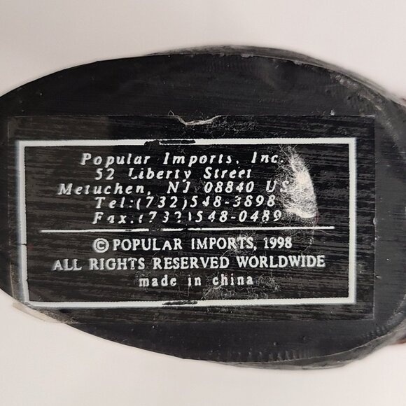 Two Vintage 1998 Victorian Ladies Resin Boots 4.5" Tall - Picture 10 of 10